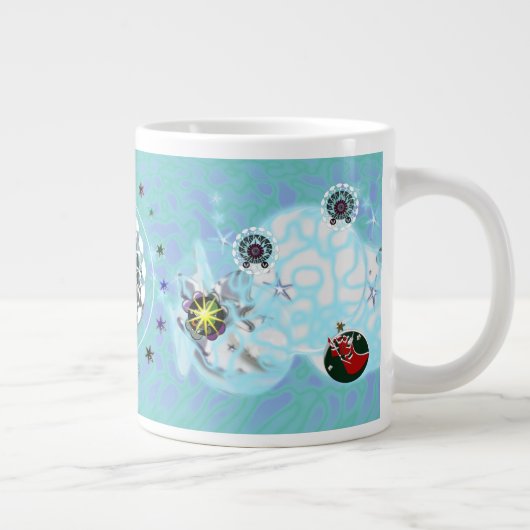 Frohe Weihnachts Wind Specialty Tasse (Rechts)