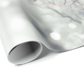 Frohe Weihnachts Winter Frost Bird Traditionell Geschenkpapier (Rolleneckpunkt)