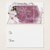 Frohe Weihnachts-Winter-Lady - Weihnachtsgeschenk- (Vorne & Hinten)