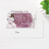 Frohe Weihnachts-Winter-Lady - Weihnachtsgeschenk- (Schreibtisch)