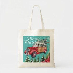 Frohe Weihnachts Winter Schneefall Tote Tasche