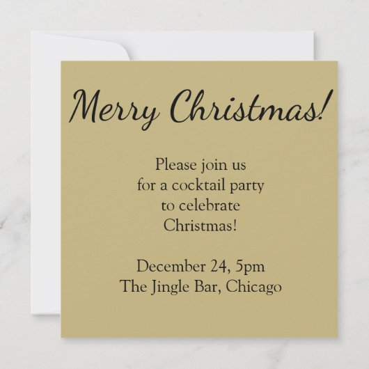 Frohe Weihnachts Winter Snowflake Muster Einladung (Rückseite)