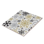 Frohe Weihnachts Winter Snowflake Muster Fliese (Seite)