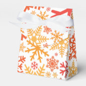 Frohe Weihnachts Winter Snowflake Muster Geschenkschachtel (Vorderseite)