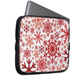Frohe Weihnachts Winter Snowflake Muster Laptopschutzhülle (Vorne Rechts)