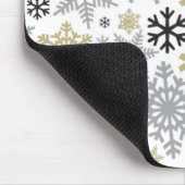 Frohe Weihnachts Winter Snowflake Muster Mousepad (Ecke)
