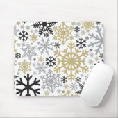 Frohe Weihnachts Winter Snowflake Muster Mousepad (Mit Mouse)