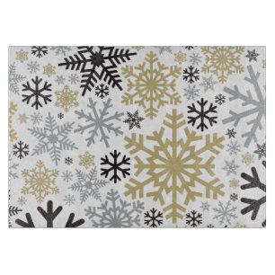 Frohe Weihnachts Winter Snowflake Muster Schneidebrett