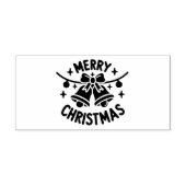 Frohe Weihnachts Winterferien Bells Permastempel (Design)