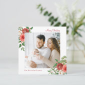 Frohe Weihnachts-Winterferien-Foto (Stehend Vorderseite)