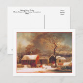 Frohe Weihnachts-Winterlandschaft von Durrie Feiertagspostkarte (Vorne/Hinten)