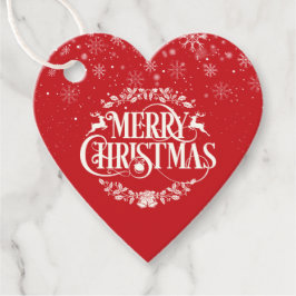 Frohe Weihnachts-Winterschneeflocken Foto Geschenkanhänger