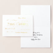 Frohe Weihnachts Word Cloud Foil Grußkarte Folienkarte (Anzeige)