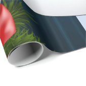 Frohe Weihnachts Wrapping Paper Elf Snowman Geschenkpapier (Rolleneckpunkt)