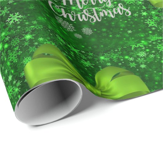 Frohe Weihnachts-Wrapping Paper Grünbuch Geschenkpapier (Rolleneckpunkt)