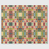 Frohe Weihnachts-Wrapping Papier Geschenkpapier (Flach)