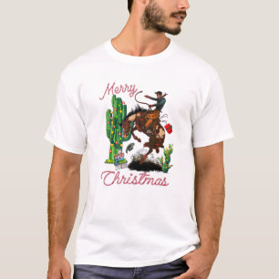 Frohe Weihnachts-Wüste-Kaktus T-Shirt
