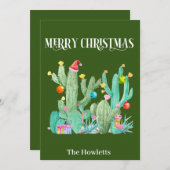 Frohe Weihnachts-Wüste Südwesten Feiertagskarte (Vorne/Hinten)