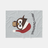 Frohe Weihnachts-Wut Fleecedecke (Vorderseite (Horizontal))