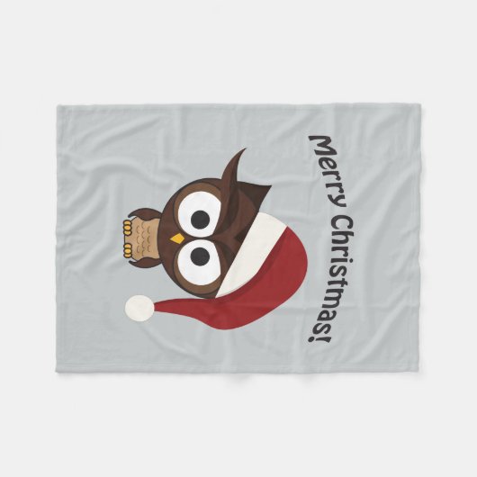 Frohe Weihnachts-Wut Fleecedecke (Vorderseite (Horizontal))