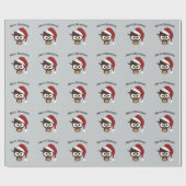 Frohe Weihnachts-Wut Geschenkpapier (Flach)