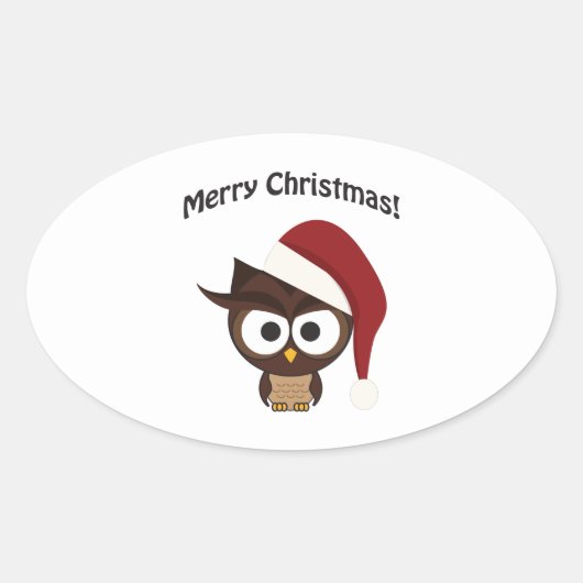 Frohe Weihnachts-Wut Ovaler Aufkleber (Vorderseite)