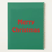 Frohe Weihnachts X-Mas Kalender Planer (Rückseite)