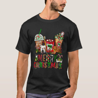 Frohe Weihnachts-Zahnarzt Kaffee Cups Xmas Dental T-Shirt