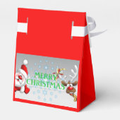 Frohe Weihnachts Zelt Gefallen Box Geschenkschachtel (Rückseite)