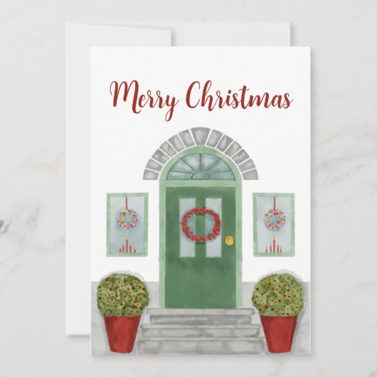 Frohe Weihnachts-Zuhause-Einladung Einladung (Vorderseite)