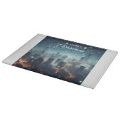 Frohe Weihnachtsabschneidung Schneidebrett (Ecke)