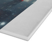 Frohe Weihnachtsabschneidung Schneidebrett (Ecke)