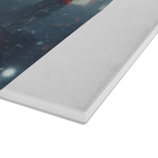 Frohe Weihnachtsabschneidung Schneidebrett (Ecke)