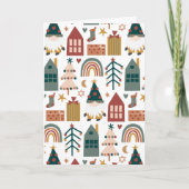 Frohe Weihnachtsangebote für Freunde Feiertagskarte (Vorderseite)