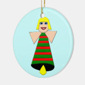 Frohe Weihnachtsangel Custom Tree Ornament (Links)