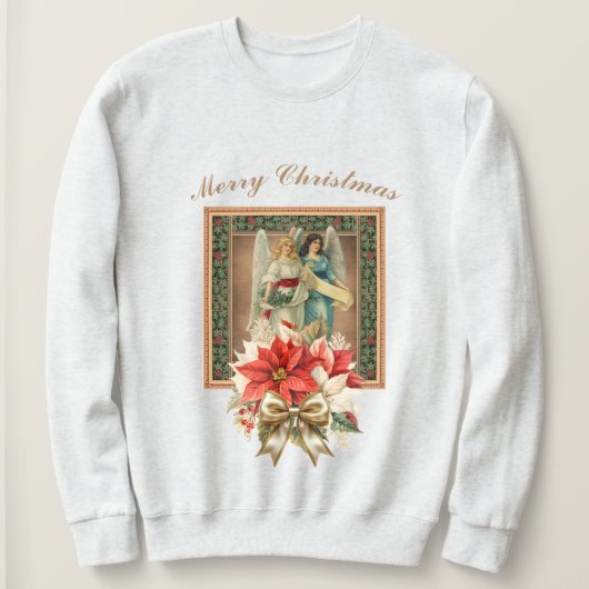 Frohe WeihnachtsAngels Sweatshirt (Design vorne)