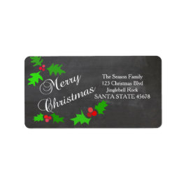 Frohe Weihnachtsanschrift Adressaufkleber
