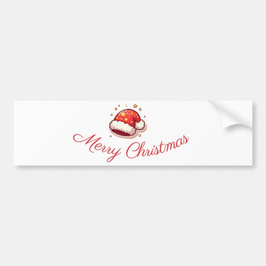 Frohe Weihnachtsaufkleber Autoaufkleber (Vorne)