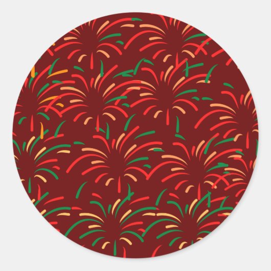 Frohe Weihnachtsaufkleber Runder Aufkleber (Vorderseite)