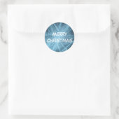 Frohe Weihnachtsaufkleber Runder Aufkleber (Tasche)