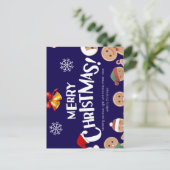 Frohe Weihnachtsbaby Postcard Postkarte (Stehend Vorderseite)