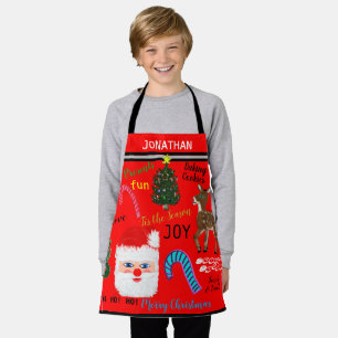 Frohe Weihnachtsbacken Erinnerungen NAME Schürze