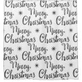 Frohe Weihnachtsbäder Duschvorhang (Vorderseite)