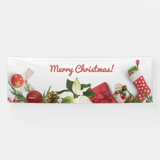Frohe Weihnachtsbanner Banner (Horizontal)