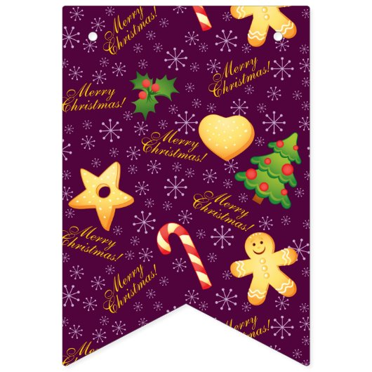 Frohe Weihnachtsbanner Wimpelkette (Zweite Fahne)