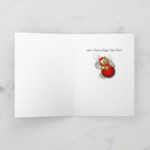 Frohe Weihnachtsbär Feiertagskarte (Innenseite)