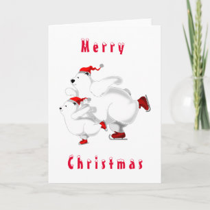 Frohe Weihnachtsbär Weihnachtskarte Karte