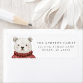 Frohe Weihnachtsbären in einem Pullover (Insitu)