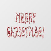 Frohe Weihnachtsbaubles Stars Zuhause & Store Viny Fensteraufkleber (Blatt)