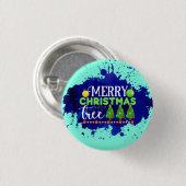 Frohe Weihnachtsbaum-34564 Button (Vorne & Hinten)